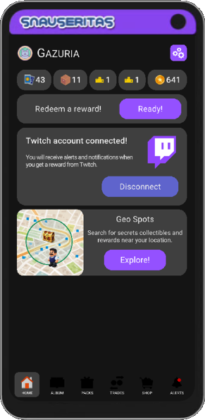 Collectible Quest screen 1